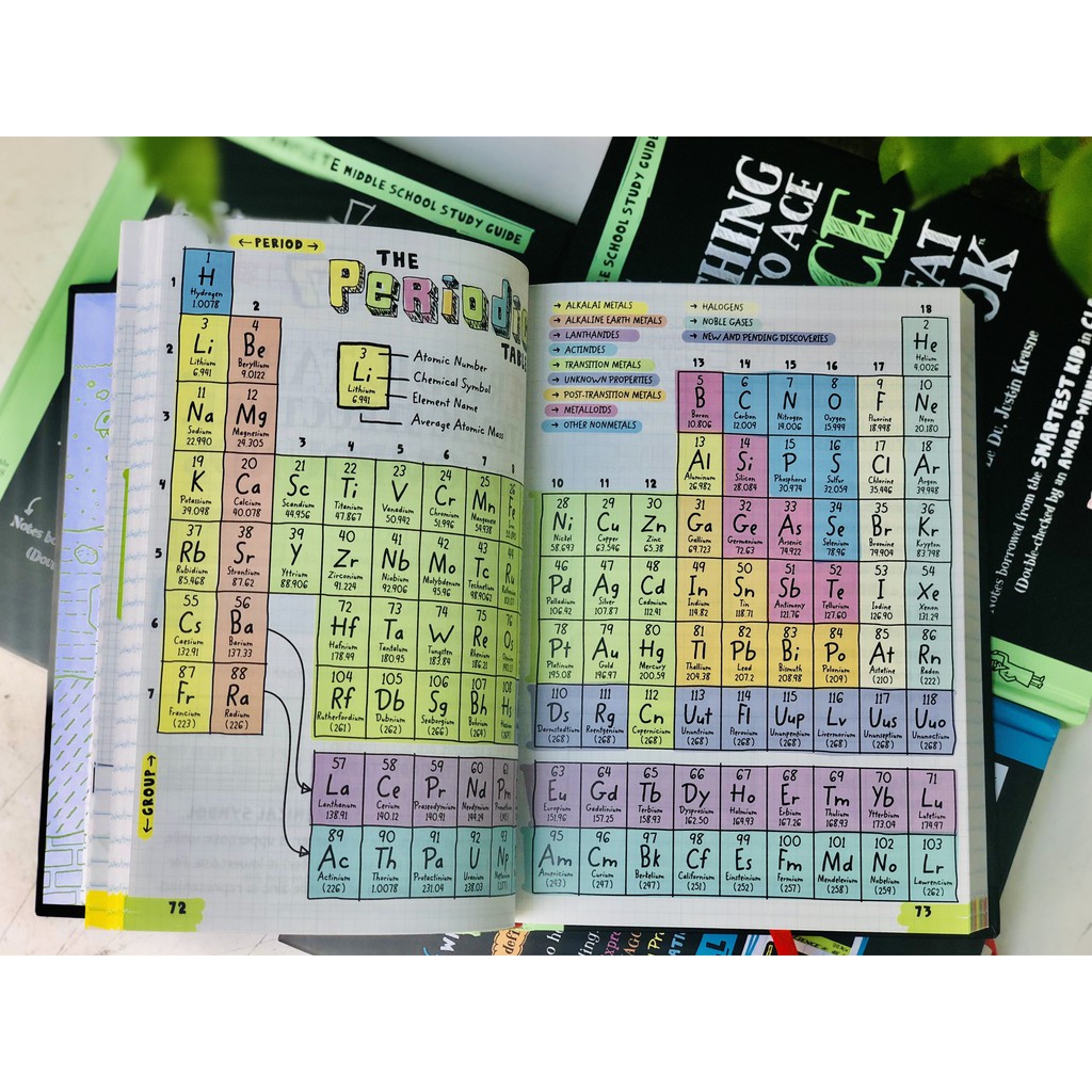 Sách Everything You Need To Ace Math and Sciecne, sổ tay toán và khoa học - Á Châu Books ( lớp 4 - lớp 9 )