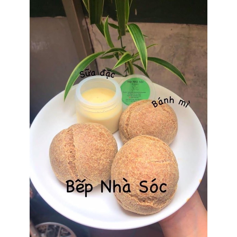 Bánh mì hamburger keto/das 3 chiếc