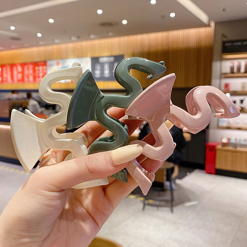 Kẹp tóc hình lượn sóng đơn giản phong cách Vintage thanh lịch cho nữ