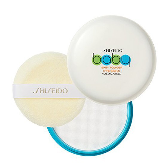 Phấn phủ Shiseido Baby Powder Pressed Medicated Nhật Bản 15g