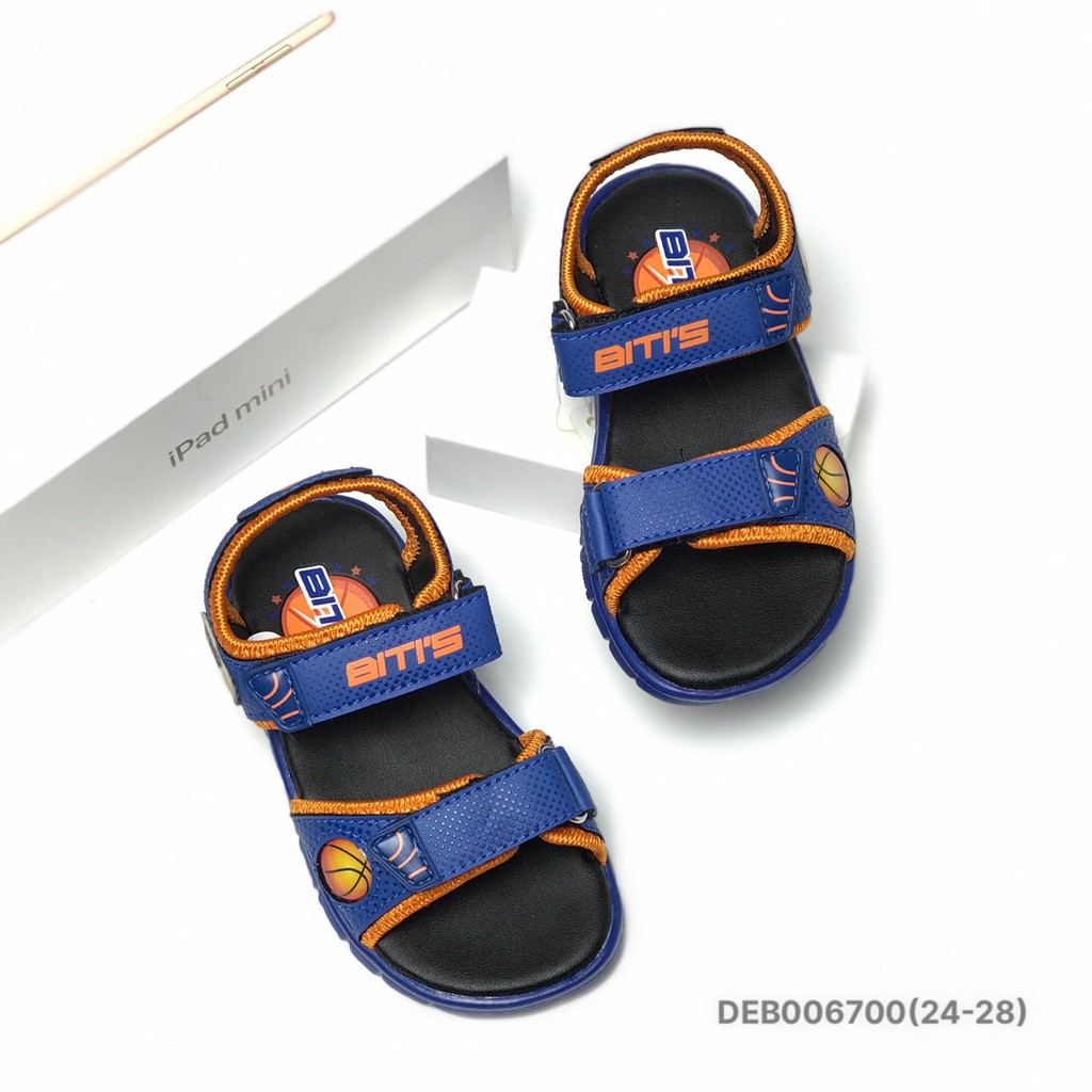 Sandal bé trai 24-28 ❤️FREESHIP❤️ Dép quai hậu BlTIS hình quả bóng, đế siêu nhẹ DEB006700