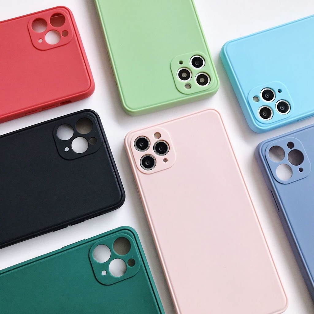 Ốp điện thoại silicone dẻo viền thẳng thích hợp cho IPhone 11 11 pro XS Max XR 7 8 6 6s plus Fsf5