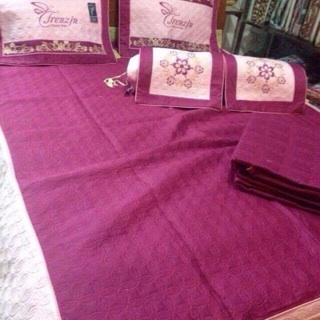 Chăn ga gối satin cotton 7 món