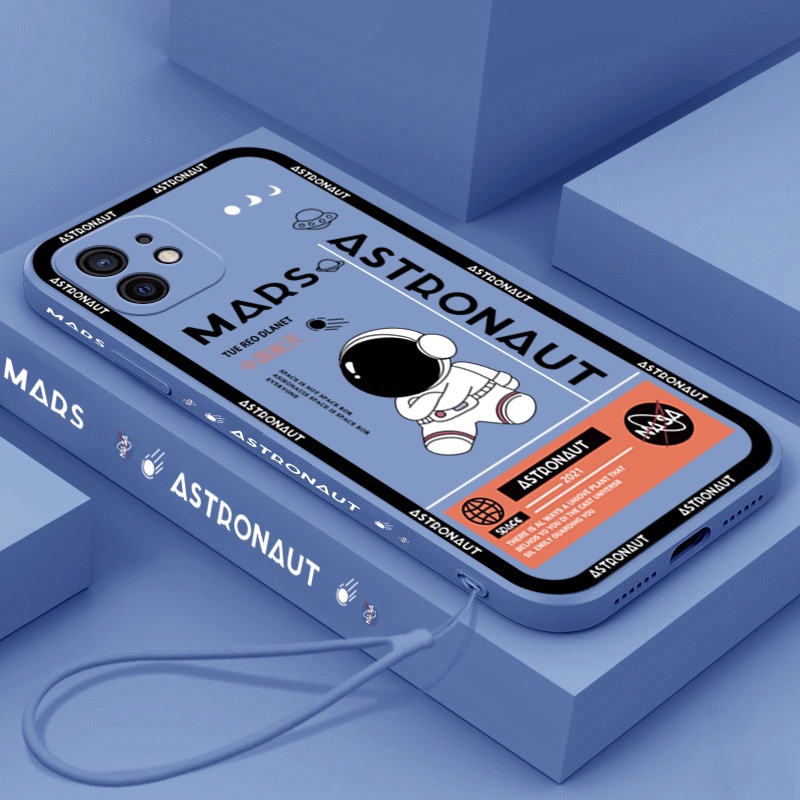 Ốp Điện Thoại TPU Mềm Chống Sốc Hình Nasa Cho iPhone X XR XS Max 6 6s 7 8 Plus SE 2020 2022
