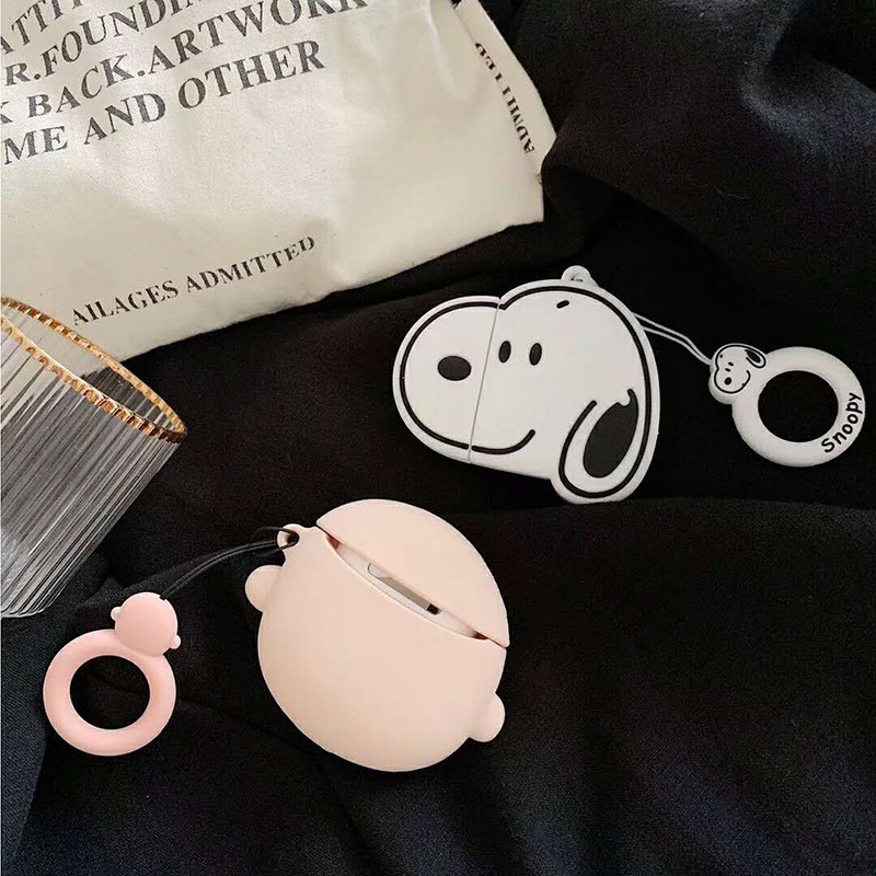 Snoopy/Charlie silicone case Apple Airpods 1 2 soft protection cover