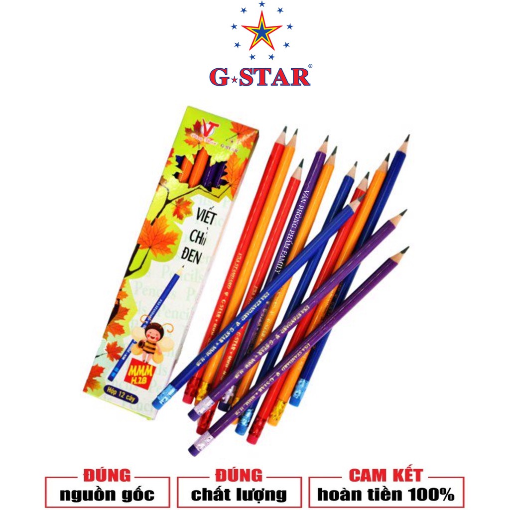 Hộp 12 Cây Viết Chì HB Gstar MMM