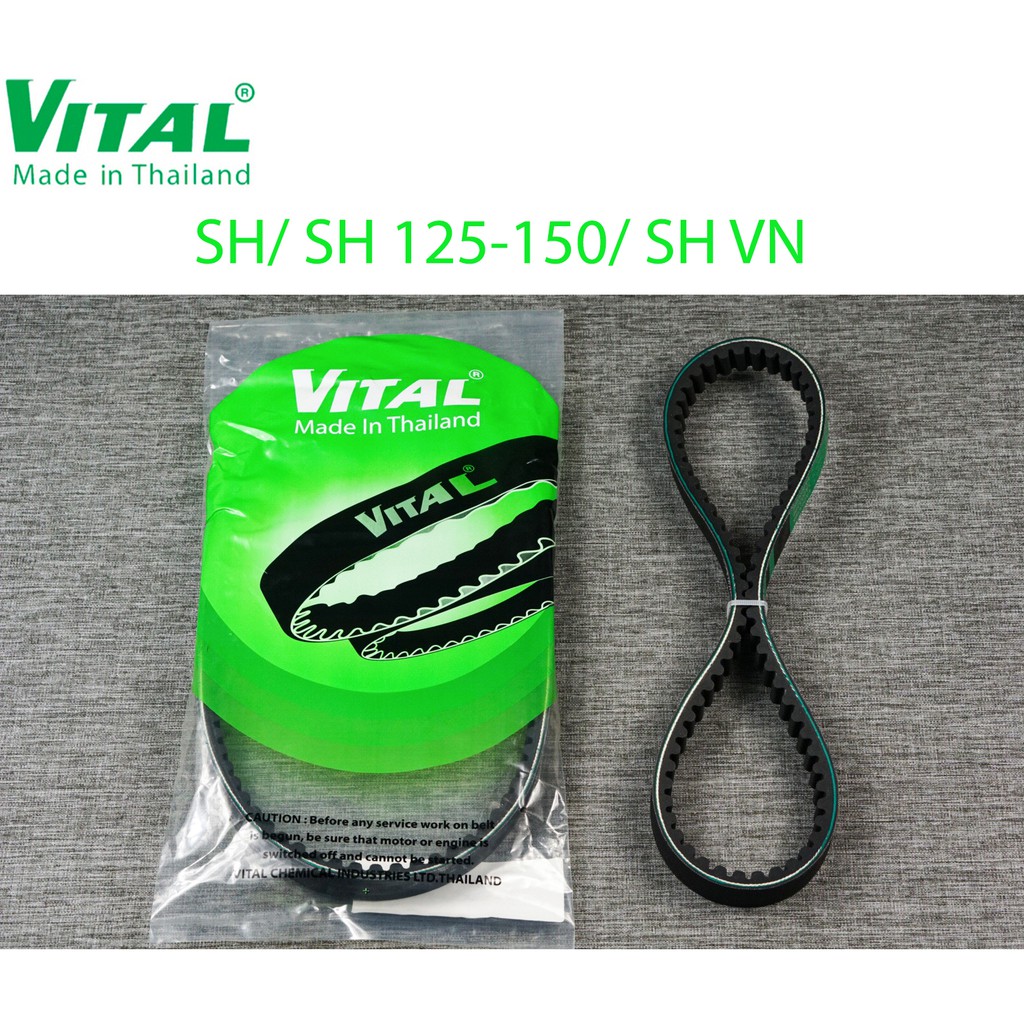 Dây curoa SH, SH 150, SH VN, Sh 125 hiệu VITAL- Dây curoa VITAL chính hãng, hàng Thái lan chất lượng cao