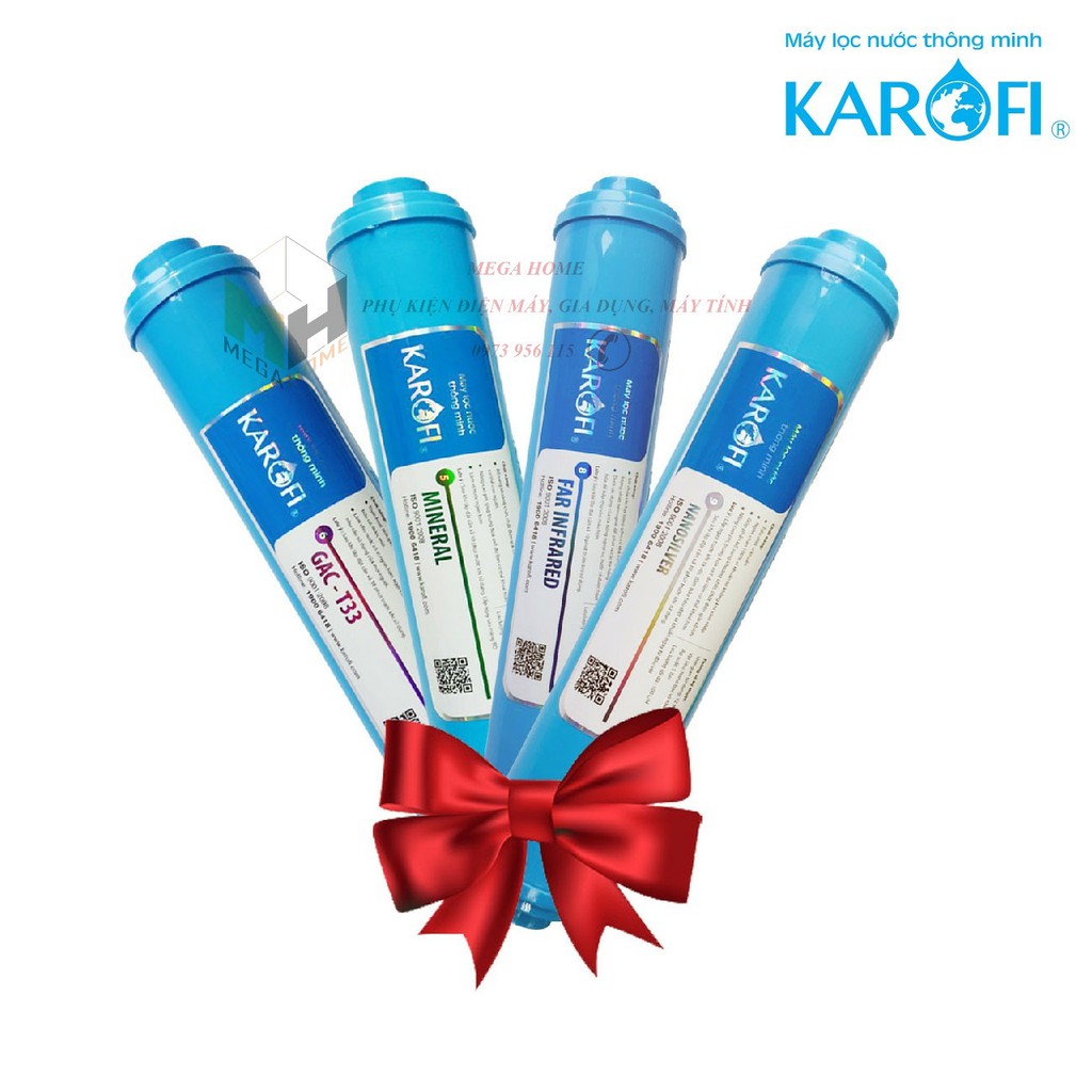 Lõi lọc nước karofi, bộ lõi lọc karofi 1-9 hàng chính hãng