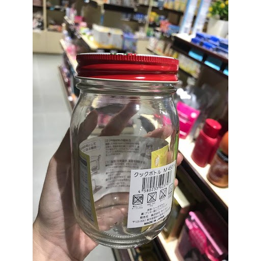 Hộp thủy tinh nắp kim loại 450ml