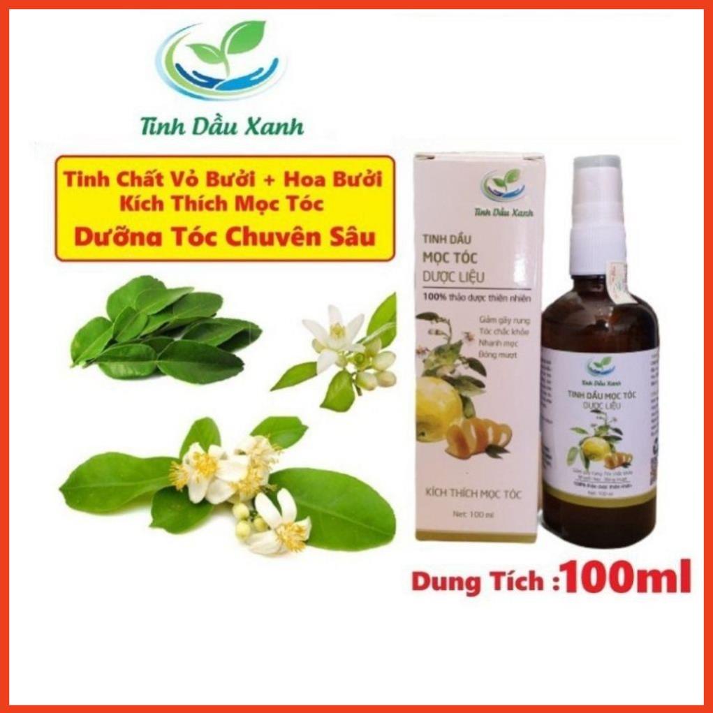 Tinh dầu xịt mọc tóc 100ml, tinh chất hoa - vỏ bưởi kích thích mọc tóc, dưỡng tóc giúp tóc chắc khỏe, đen bóng