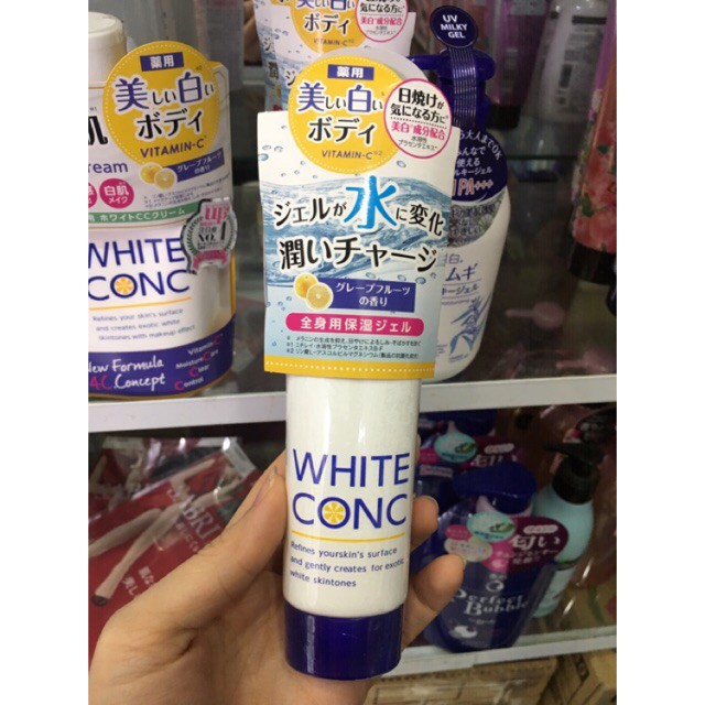 Kem dưỡng trắng body đêm white conc watery cream 90g