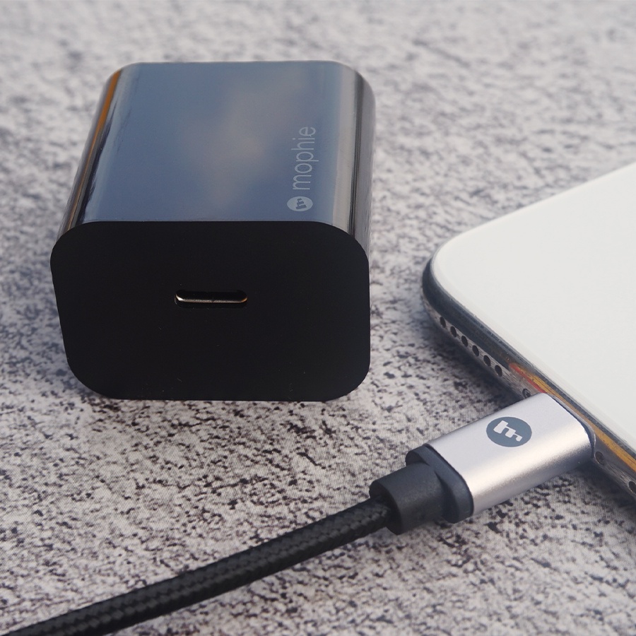 Combo sạc nhanh MOPHIE Power Delivery 20W USB-C - Hàng Chính Hãng Mophie Phân Phối Tại Việt Nam - Bảo Hành 24 Tháng
