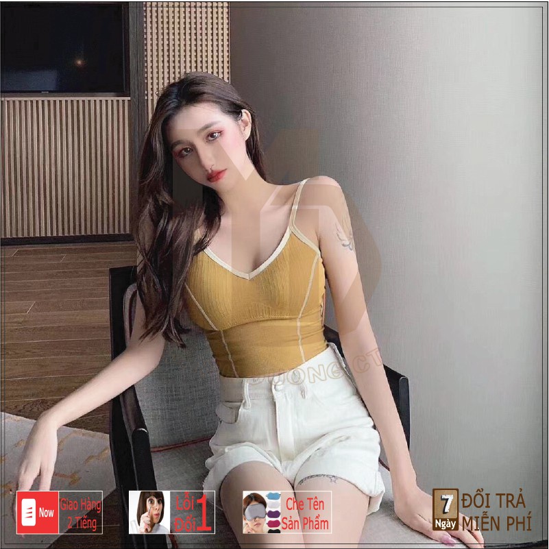 Áo Bra Len Tăm Chữ U Cao Cấp Đệm Vừa 2088