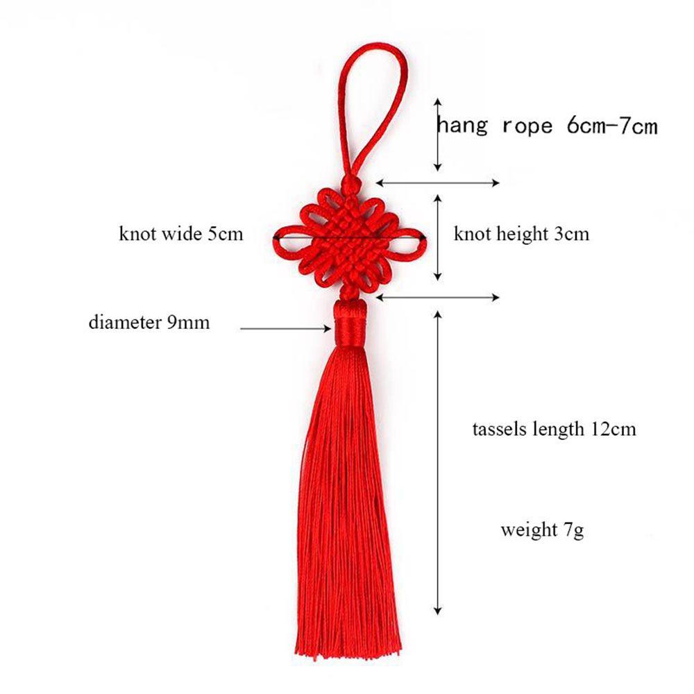 WTTLE 10pack Chinese Knot Home Decor New Year Pendant 22 cm Hanging Decorations