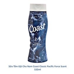 Dầu gội tắm 2 in 1 Coast Classic 532ml