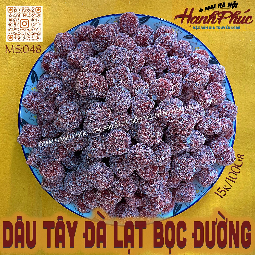 Dâu tây bọc đường100gr / 300gr / 500gr