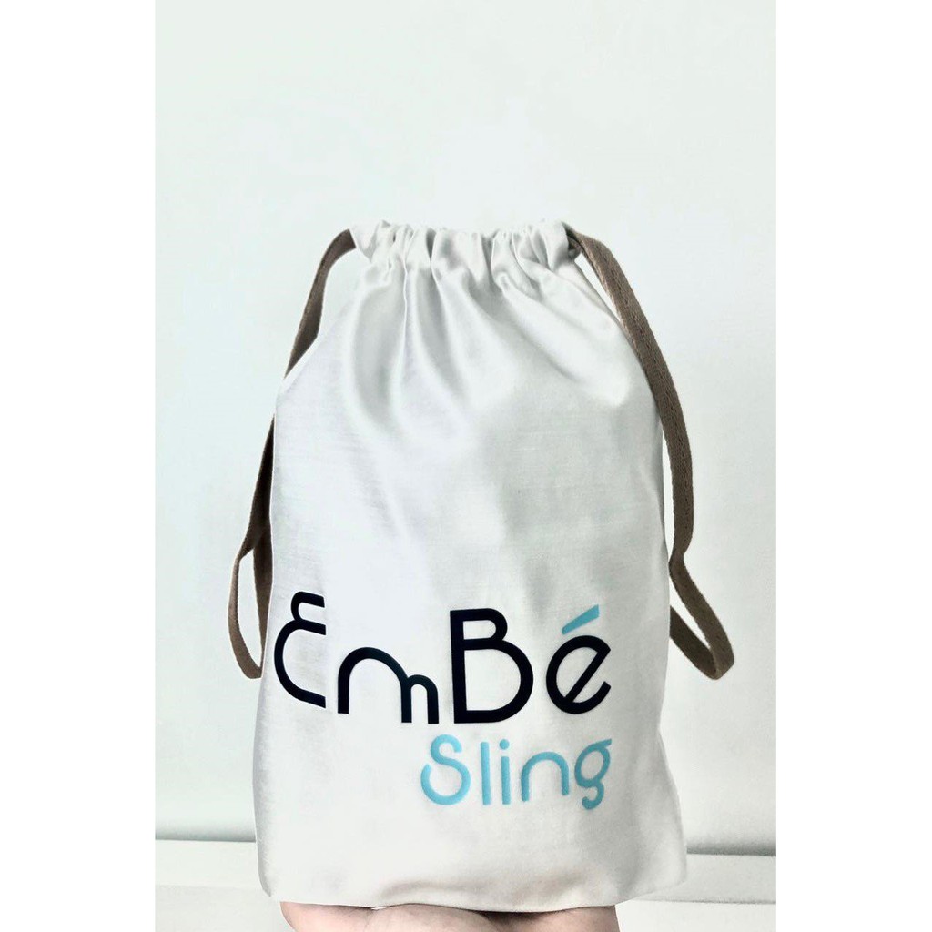 Địu Vải EmBé Sling Dòng Flex Màu Mint Cho Bé Từ 0 Đến 24 Tháng Tuổi