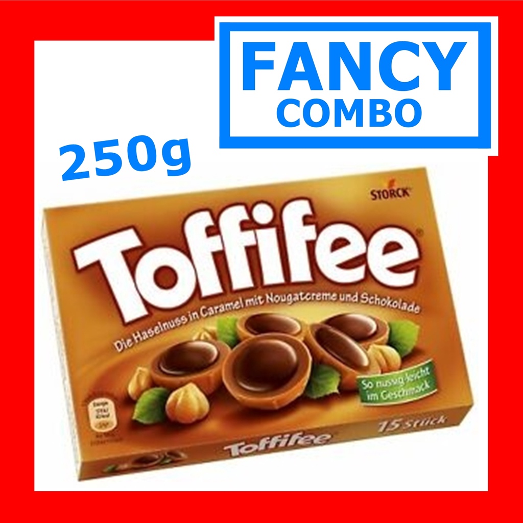 02 hộp Kẹo CARAMEL mềm phủ SOCOLA nhân hạt dẻ sản xuất tại Đức, 2x125g