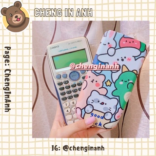 Miếng decal dán máy tính bỏ túi mẫu cartoon dễ thương
