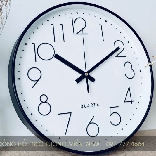 [ HÀNG NHẬP KHẨU ] Đồng Hồ Treo Tường Kim Trôi Cao Cấp Bảo Hành 12 Tháng
