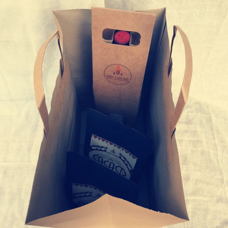 Quà mộc mạc - Set quà tặng cacao