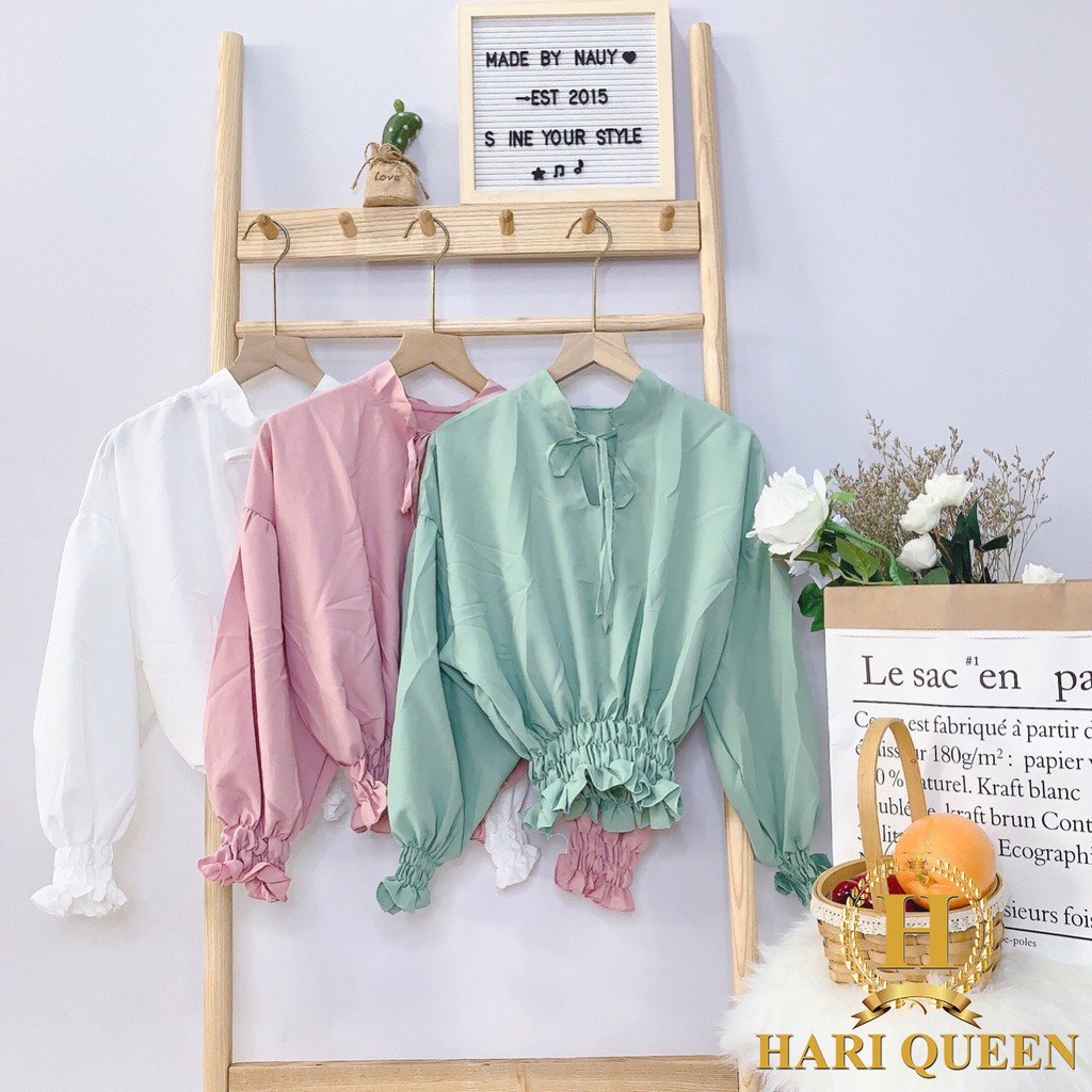 Áo bánh bèo cổ tàu siêu hot HARIQUEEN