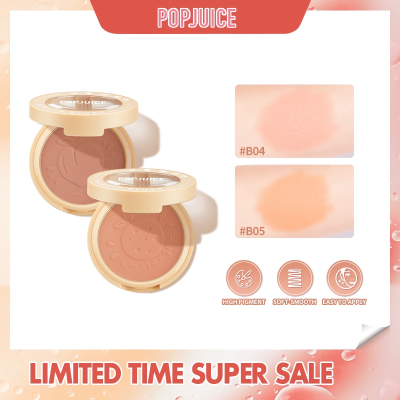 Phấn Má Hồng Dạng Nén Mềm Mịn Lên Màu Chuẩn POPJUICE