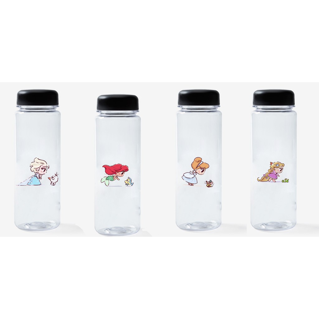 Bình nước gấu dâu tây lotso thỏ stella cáo lina nhựa in màu BNI30 công chúa hoạt hình 500ml dễ thương DF friends