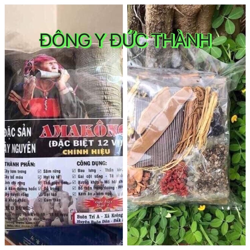 1 thang Amacong ngâm rượu 12 vị 1kg