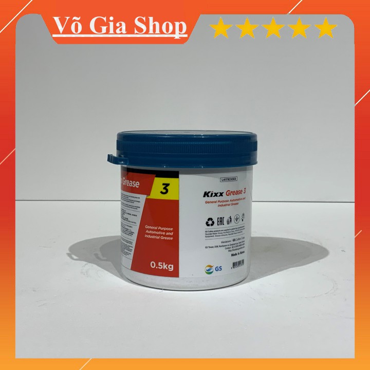 MỠ BÒ KIXX GREASE DOT  3 lon 1KG và 0.5KG