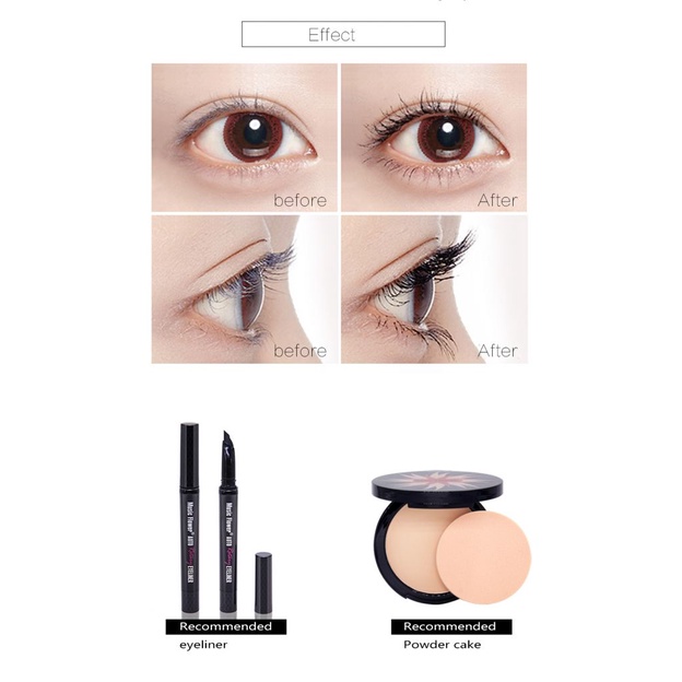 Bộ Mascara Làm Dày Uốn Cong Lông Mi Không Dễ Nhòe Và Chống Thấm Nước MY | BigBuy360 - bigbuy360.vn