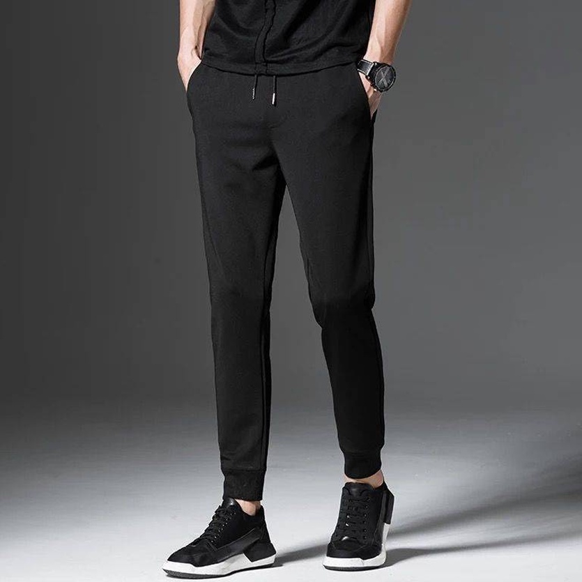 Quần nỉ nam dày đẹp bo gấu lót lông mềm dáng jogger khoẻ khoắn