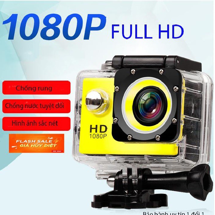 Camera Hành Trình Phượt Waterproof Sports Cam 1080 Full HD Chống Nước - Sports Cam