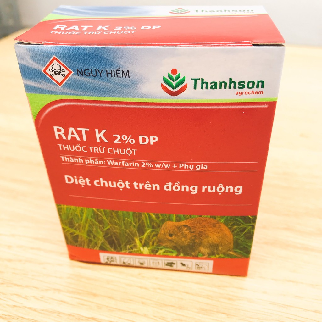 Thuốc Diệt Chuột RAT K 2% DP ( 1 gói nhỏ 10 gram )