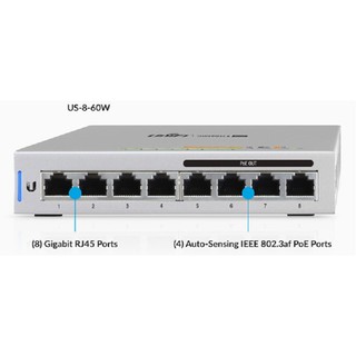 Thiết bị chuyển mạch Switch Unifi US-8-60W