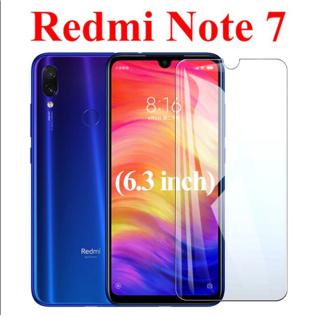 Kính cường lực Xiaomi Redmi Note 7 / Note 7 Pro 💥 GIẢM GIÁ CỰC SỐC 💥 Độ cứng 9H, dày 0.3 mm