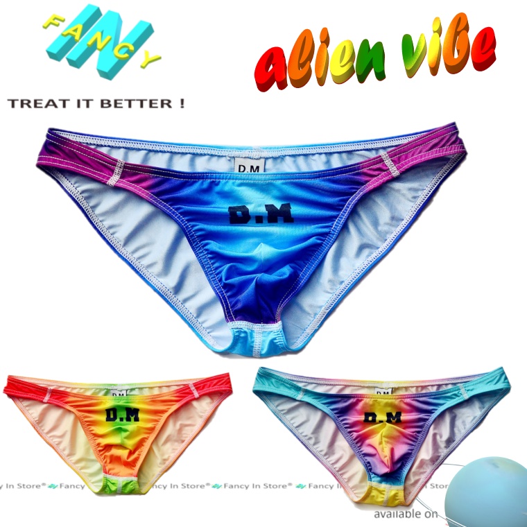 Quần Sịp Tam Giác Nam Bikini DM Alien, Quần Lót Nam Gợi Cảm D.M Mùa Hè Fancy In - BK005