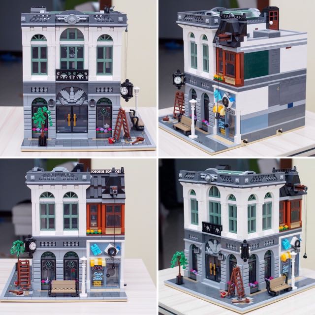 Đồ chơi lắp ráp T2100 15001 50003 Ngân hàng trung tâm - Xếp hình thông minh