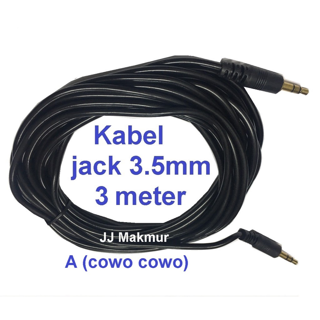 Dây Cáp Kết Nối Loa Jack 3.5mm 3m - 3.5 mm