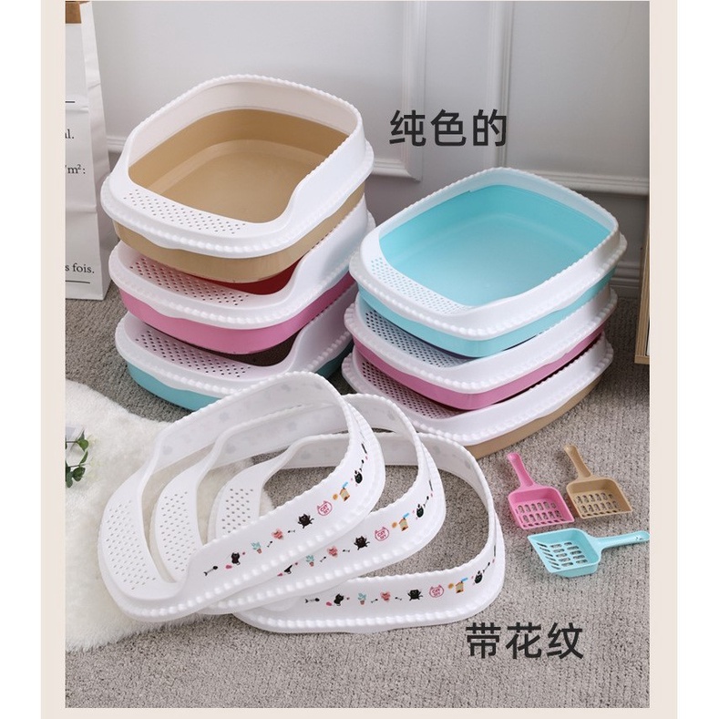 tổng hợp khay vệ sinh mèo, tặng xẻng