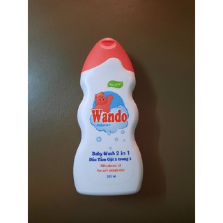 TẮM GỘI 2IN1 WANDO CHO BÉ ( 200ML)