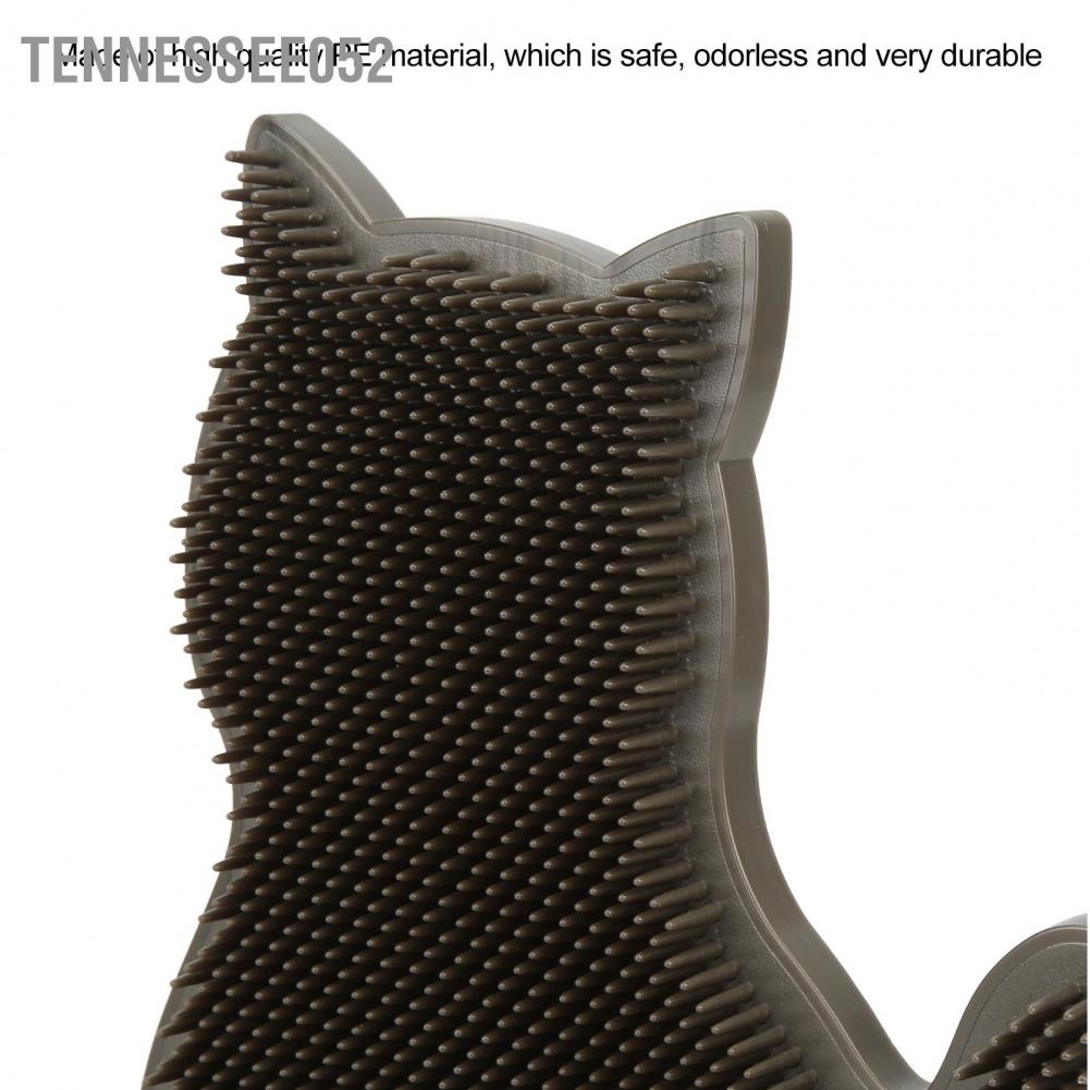 Hàng HOT Đồ chơi gãi lông cho mèo Lược chải lông gãi ngứa cố định khe cửa tự massage rụng cọ má cho mèo tặng gói catnip【Tennessee052】