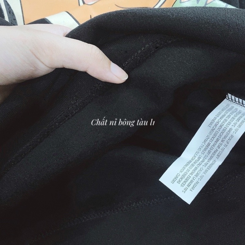 Áo nỉ hoodie nữ - Áo nỉ bông dáng rộng | BigBuy360 - bigbuy360.vn