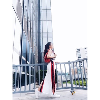 🌈🌈🌈 Jumpsuit kẻ sọc phối nút