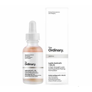 Tinh chất Tẩy Tế Bào Chết - Cấp Nước The Ordinary Serum - Lactic Acid 5%+ HA 2% / Lactic Acid 10%+ HA 2%