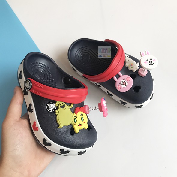 : DÉP SỤC TRẺ EM CHUỘT MICKEY MÀU XANH ĐEN
