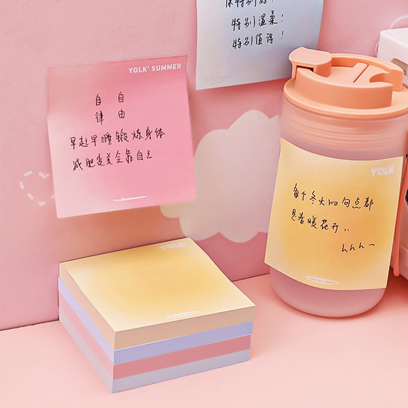 Giấy Note Ghi Chú Màu Sắc Tuyến Tính