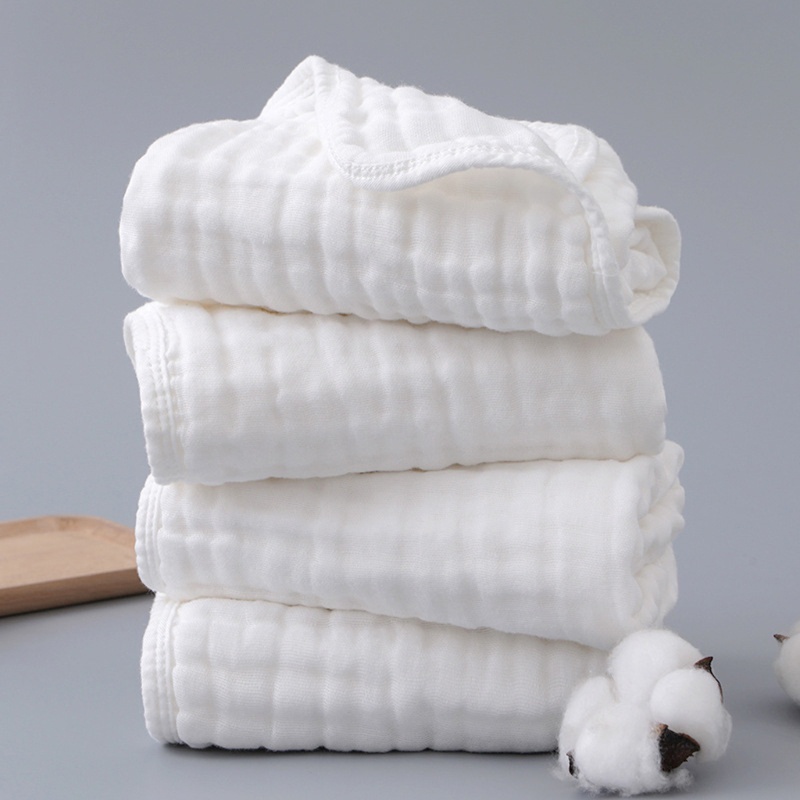 Khăn Tắm Cotton Hình Vuông 35*75cm Mềm Mại Cho Bé