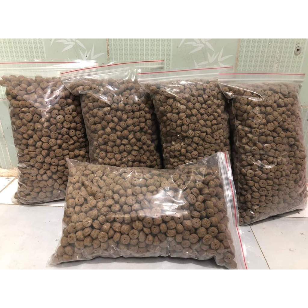 500G Cám viên 10 li khoan lổ | Mồi câu cá | Cám nổi