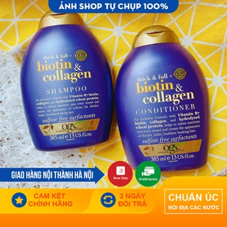 [CHUẨN AIR] Bộ Dầu Gội Xả Biotin & Collagen 385ml/Chai